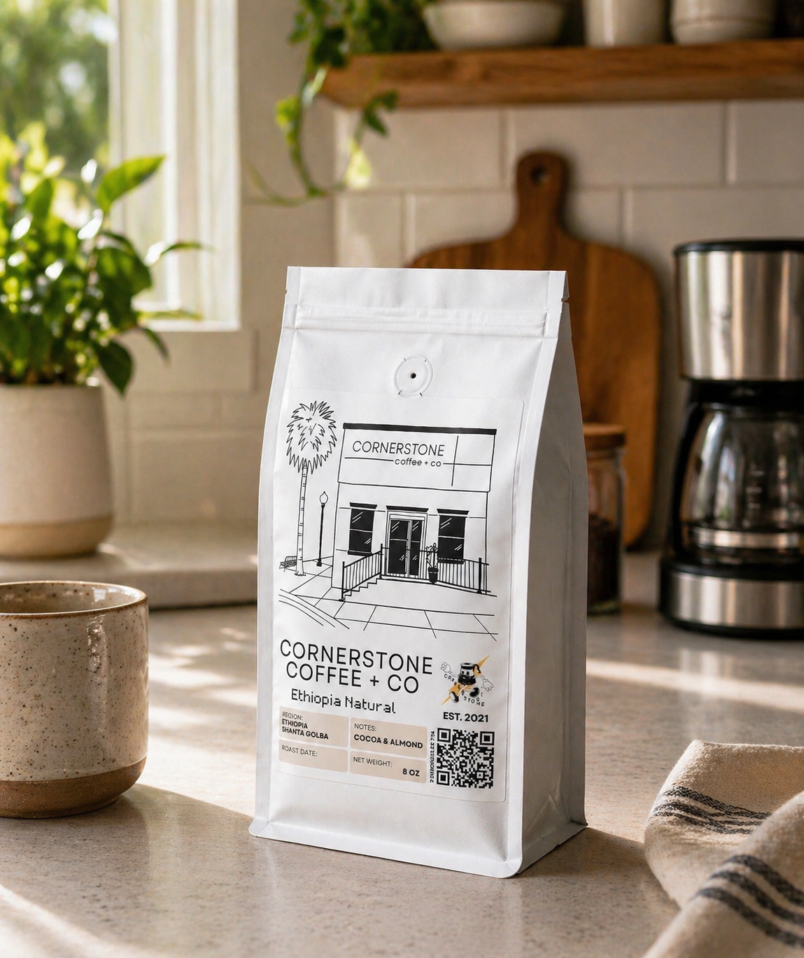 Ethiopian “Natural” Single Origin | 8oz Bag (Makes 14-16 Cups)